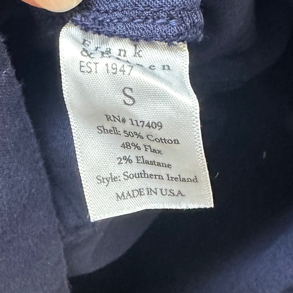 Frank & Eileen Southern Ireland navy utility dress size Small - Picture 7 of 7